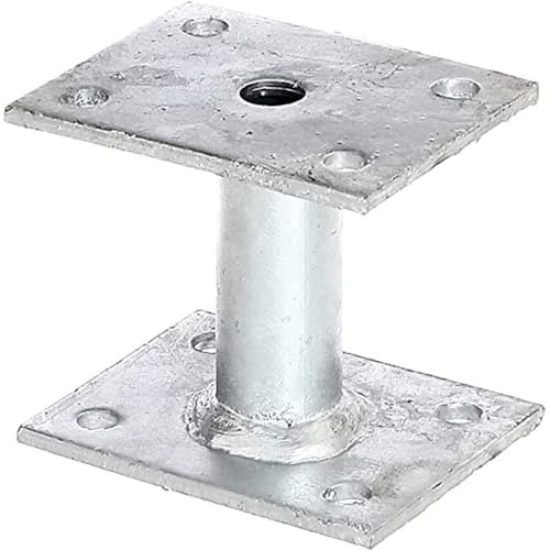 Pfostenträger, zum Aufschrauben, feuerverzinkt, 70 x 90 mm