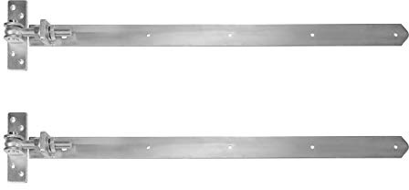 SOTECH 2 x Trädgårdsgrind gångjärn 695-750 mm M16 trädgårdsgrind gångjärn grindbeslag