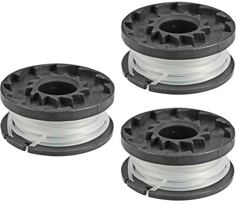 SPARES2GO 4m Spool & Line for Qualcast N0F-GT-250/18-E GTLi18 Strimmer Trimmer (Pack of 3)