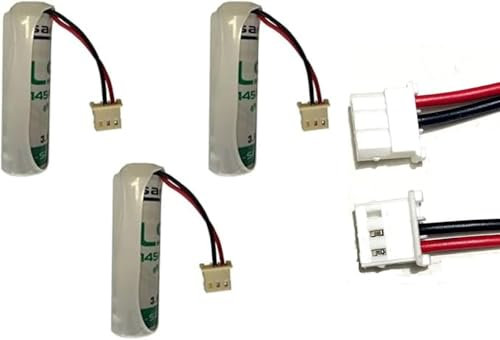 Maxxistore® - Saft batteria litio 3,6 V compatibile antifurto allarme Tecnoallarm Tecnoalarm (3 Pezzi)