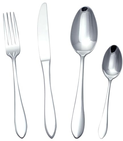 KARL HAUSMANN Menagere 24 Pieces de Table Pour 6 Personnes - lot de couvert - Set de Couverts de Table - En Acier Inoxydable 18/10 - Ménagère 24 Pièces - Passe au lave-vaisselle - Cutlery Set