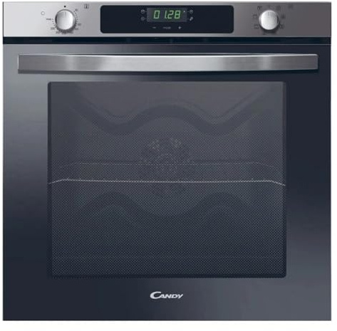 Candy FXIDC X615 ITA Elektroofen, Multifunktionsgerät, 80 Liter, Edelstahl, Energieklasse A