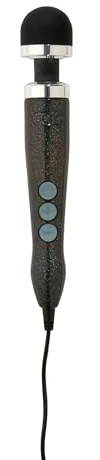 Doxy Die Cast 3 Vibrator Magic Wand Massager: Leistungsstarker Netzbetriebener Massagestab für Frauen Sex mit Zauberstab-Vibration für Frauen - Schwarz