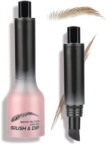 Augenbrauenpinsel, Wasserfest Augenbrauenstift Härchenzeichnung, Wischfest Langanhaltend Abgewinkelter Augenbrauen Bürste, 3D Microblading Eyebrow Pencil Erzeugt Natürliche Augenbrauen (Blond)