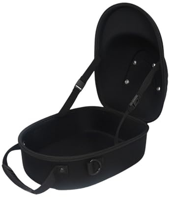 RGYBAO Reiseetui für Baseballmützen, Hüte, Organizer, Box-Tasche mit verstellbarem Schultergurt und Griff für Reisen, Schwarz , 31*25*11cm, Wie abgebildet
