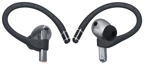 Umvowuxa Öronkrokar för Samsung Galaxy Buds 3 Pro/Buds3, sport öronsnäckor skydd silikon halkskydd öronkrok Galaxy Buds 3 Pro öronspetsar tillbehör anti-tappat snodd, Galaxy Buds 3 öronkrokar (svart)