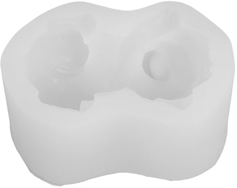 FUNOMOCYA Stampo per Dolci Bulldog in Bianco Resistente Temperature Alte per Mousse Biscotti e Torte Accessorio per Baking e Decorazioni Party