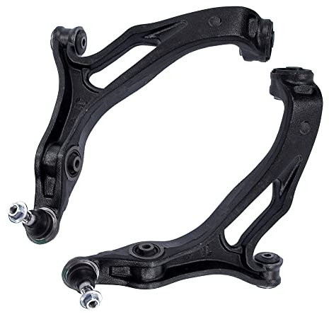 BESTPRICE 2x bras de suspension avant inférieur gauche droit Compatible avec PORSCHE CAYENNE (92A), CAYENNE (9PA), VW TOUAREG (7LA, 7L6, 7L7)