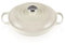 Le Creuset Enameled Cast Iron Signature Braiser Cacerola baja, Beige Merengue, 26 centimeters cm