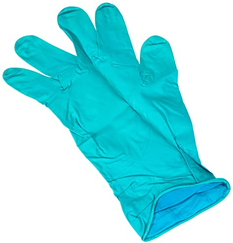 Ansell Guanti monouso Microflex 93-260 in nitrile/neoprene, resistenti agli agenti chimici, industriali, meccanici e fai da te, verdi, taglia XL (9,5-10) (confezione da 3 paia da 6 guanti)