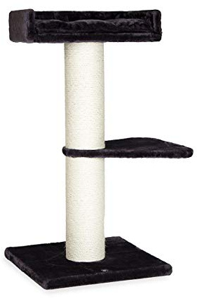 CanadianCat Company | Kratzbaum Barnie | anthrazit-beige | ca. 60 x 75 x 118 cm | Ø 18 cm Sisalstamm XXL, geeignet für große Katzen