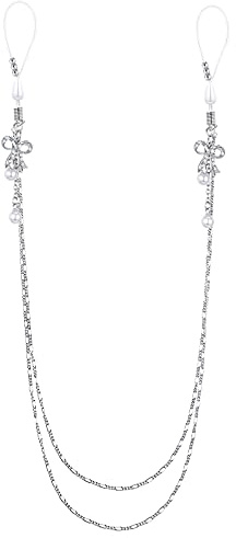 D.Bella Fake Brustwarzenpiercing mit Herz Bogenknoten Brustwarzenring Nippelpiercing Kette Verstellbare Fake Nipple Piercing