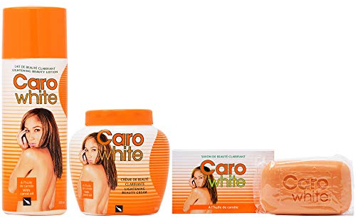 Caro White Set-3 (Lotion 10.14oz + Cream 10.14oz + Soap 6.3oz)