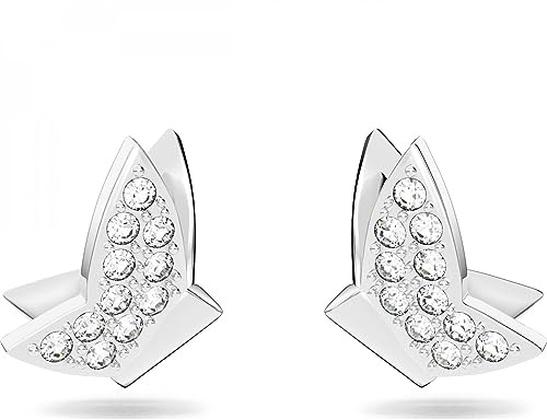 Swarovski Idyllia Lilia Kollektion, Schmetterling, Weiß, Rhodiniert