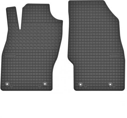 edecor Gummifussmatten Automatten Gummimatten Gummi Fußmatten für Opel Corsa E Bj. 2015 – 2019 VORNE