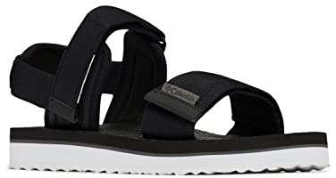 Columbia Via Sandal sandalias para Mujer, Negro (Black x White), 40 EU