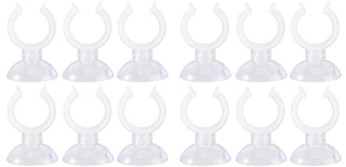 Uonlytech 12 Pcs Hose Holder Candle Holders in Bulk Tapered Candles Suction Cup Holder Window Suction Cups Christmas Decor Cone Holder Stand Candlesticks Holders Kickstand Aquarium Equipment