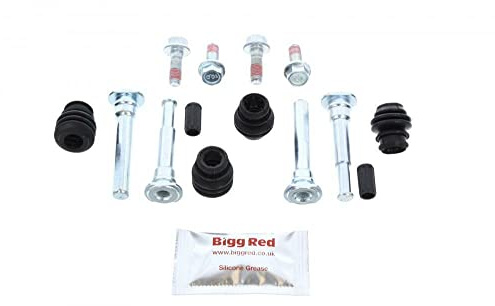 Bigg Red - Brake Caliper Slider Bolt Kit - Front Left & Right - Fits 254mm Brake Discs - Compatible with, etc…