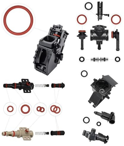 Dichtung O-Ring Wartungssatz für Supportventil Dampfventil Brühgruppe Auslaufventil passend für Phillips Saeco Spidem Gaggia (Set 2)