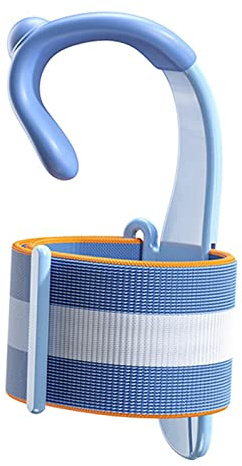 Fonowx Muñequera Anti-gancho para Niños, Ayuda para Escribir, Corrección de Postura, Control de, Soporte de Muñeca para Escribir, Muñequera Ergonómica, azul