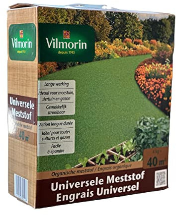 Universal-Dünger 4 kg 40 m² – langer Effekt, ideal für Gemüsegarten, Ziergarten und Rasen