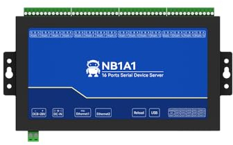 EBYTE Isolierter 16-Wege-Seriell-Port-Server RS485 RJ45 NB1A1 TCP UDP Modbus TCP zu RTU Storage Configuration Gateway MQTT HTTP