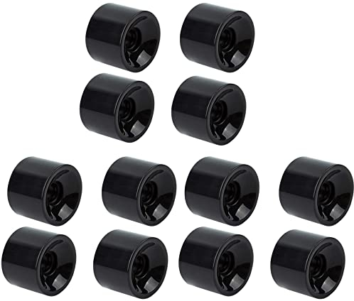 Daconovo Set mit 8 Longboard Skateboard Rädern 70mm 80A, Ersatzräder für Cruiser Pennyboard Waveboard Snakeboard