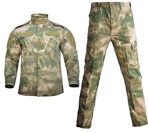 Camping Uniform Tarnanzug Tatico Taktische Militärjacke Hose Tarnung Airsoft Paintball ruin green L