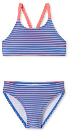 Schiesser Flicka bustier bikiniset – Aqua Kids Girls – storlek 92 till 140, Aquarium_182729, 104 cm