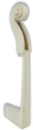 YoungMonic Nuevo mástil de arce para contrabajo de tamaño 3/4 para una construcción superior de instrumentos musicales de bricolaje (tamaño 3/4)