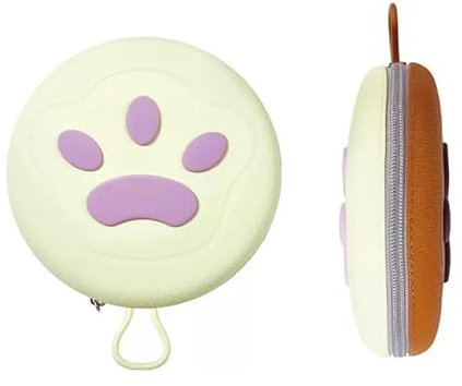 Cuencos plegables dobles de viaje para perros con funda con cremallera, cuenco portátil 2 en 1 para comida y agua, ligero y ahorra espacio para camping, senderismo y viajes, ideal para perros