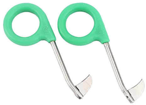 Toddmomy 2piezas Cuchillo De Corte De Anillos para Árboles Frutales Tijeras De Pelado De Anillos De Fino para Jardinería Lichi Melocotonero y Azufaifo