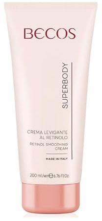 Becos Suberbody Retinol Utjämnande kräm 200 ml – formulerad för förnyelse, utjämning och näring av huden