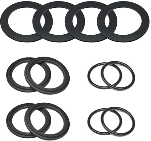 DAZZTIME Juntas Tóricas de Repuesto para Piscina Intex de Goma,12 Piezas Juntas de Goma para Piscina,Juntas Tóricas de Conexión de Manguera,para 25076RP,para Intex 10747,25006,25010,28633,28635,28621