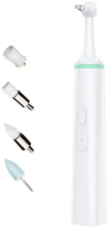 Cepillo De Dientes EléCtrico, UltrasóNico Y Eliminador De Placa, Silencioso Y Sin Frotar, Combate El Sarro, El Mal Aliento Con 4 Cabezales Limpios(Green)