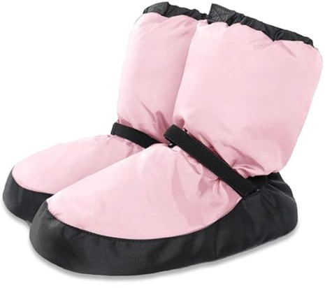 Botas de Baile, Botas de Ballet, Suela Suave, Danza de Calentamiento Engrosada con Correa Ajustable, Zapatos de Ballet para niñas Impermeables y Resistentes al Desgaste para Entrenar en Invierno, S