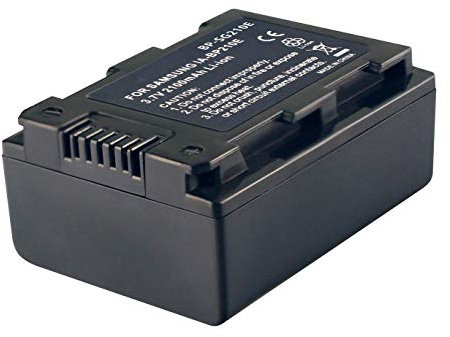 Amsahr BT-SAMBP210E-1CT Numérique Remplacement Caméra/Caméscope Batterie pour Samsung Ia-Bp210E/Bp210E/Iabp210E/Hmx-H200/Hmx-H203/Hmx-S15 Gris