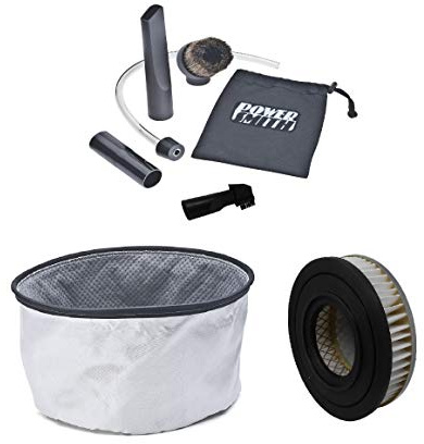 Powersmith Ash Vacuum Complete Maintenance Kit Including Both Replacement Filters, Cleaning Tools & Exclusive Crevice Brush AttachmentF