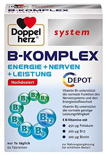 Doppelherz system B-KOMPLEX – ENERGIE + NERVEN + LEISTUNG