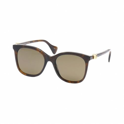 GUCCI Womens GG1071S Sunglasses, Havana-Havana-Brown, 55