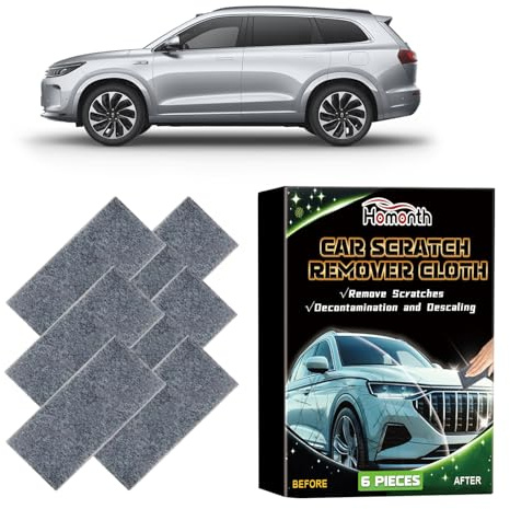YIJIUBA 6 Stück Nano Sparkle Tuch, Nano Sparkle Cloth für Autokratzer, Nanomagic Tuch Car Scratch Remover, Original zur Reparatur von leichten Kratzern und Lackschäden