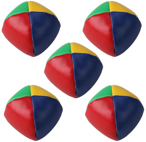 GFTCGK 5 Pcs Soft Jonglierbälle Set Jonglierbälle, Jonglierbälle Kinder, Jonglierbälle Profi, Juggling Balls, Jonglierball, Poi Bälle, Jonglieren für Erwachsene Kinder Anfänger Outdoor Spielzeug