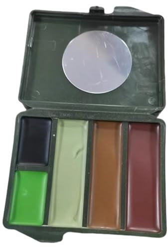 Tarnfarbe: Make-up-Farbe, Gesichtsfarbe zum Verbergen | Make-up-Farbe zum Verbergen, Tarnfarbe, Jagd-Gesichtsfarbe, Camouflage-Make-up, Camouflage-Set mit