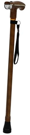 Healeved Verstellbarer Leichter Aluminium-gehstock Mit Led-licht Robust Und Klappbar Multifunktionaler Walking Stick Für Senioren Wanderer Und Alltag Inklusive Praktischem Gelb