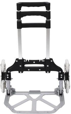 Faltbarer Handwagen Treppensteigwagen 6 Räder Einkaufstrolley Sackkarre mit Rädern zum Einkaufen und Tragen von Gegenständen auf 70kg
