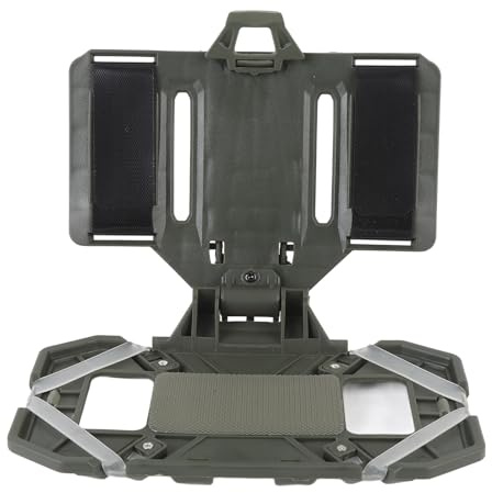 Plattbärare Vest Accessories Phone Chest Mount Holder för Skärmstorlek 4.7in-6.7in Brösttelefonkort Fällbart Navigationskort för Utomhus
