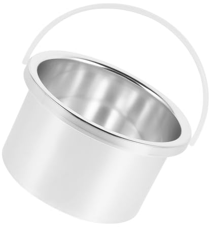 ADOCARN Hard Wax Warmer Pot Replacement Bowl 105mm Inner Diameter Aluminum Alloy Waxing Warmer Inner Pot for Hair Removal Wax Machine Spa Use