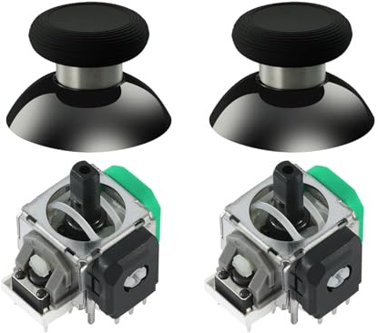 GuliKit TMR Joysticks Replacement for Xbox Series S/X Game Controller, Anti-Drift, Electromagnetic Joystick Repair Kit, 2 Thumb Stick Caps included