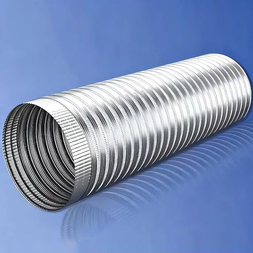 QSPNVFB Condotto D'aria Flessibile In Alluminio 3m Ø 80 100 150 200mm Tubo Di Ventilazione Cappa Da Cucina, Tubo Di Scarico Asciugatrici Condizionatore(170mm(6.7))