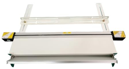 Macchina piegatubi acrilica, Piegatrice acrilica da 125 cm con staffa di posizionamento lunghezza e angolo Foglio plastica organico Pannello in PVC Piegatubi